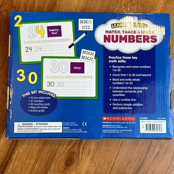 Set of 5 Scholastic Learning Mats and Puzzles - Picture 7 of 16
